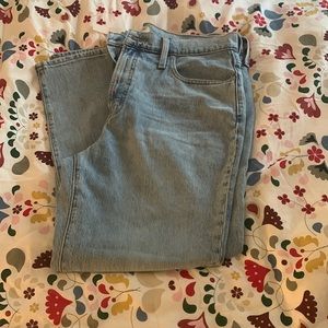 Madewell perfect vintage crop jeans